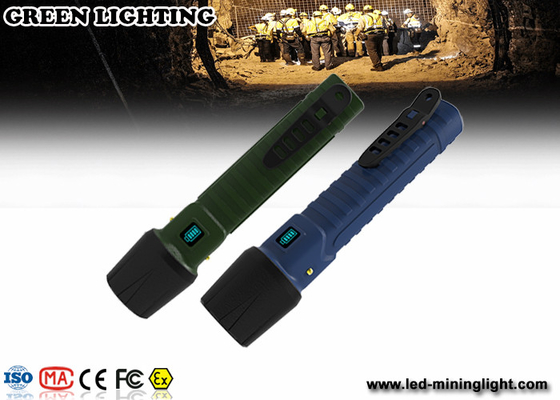 Senter tahan ledakan baterai lithium ion 10W, senter LED isi ulang daya tinggi