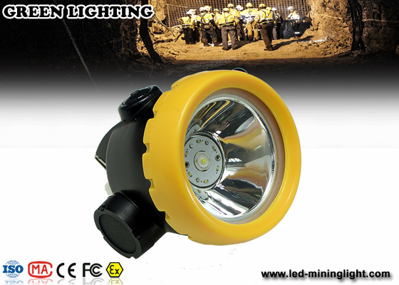 Lampu tutup penambangan baterai lithium 2.2Ah, pencahayaan LED CREE 171g nyaman
