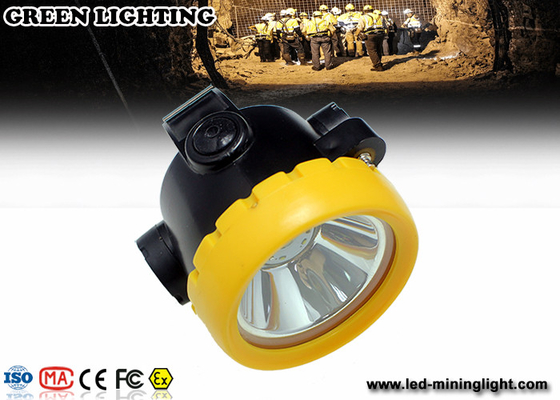 Lampu tutup penambangan baterai lithium 2.2Ah, pencahayaan LED CREE 171g nyaman
