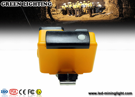 PC 6.4ah 3.7v Battery Cree Led Mining Light, Lampu Penambang Untuk Topi Keras