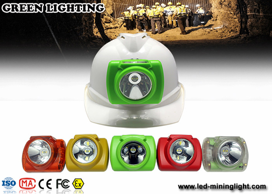 1W IP68 Miners Cap Lamp LED Mining Light dengan 22 jam waktu kerja