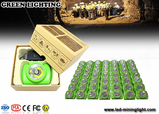1W IP68 Miners Cap Lamp LED Mining Light dengan 22 jam waktu kerja