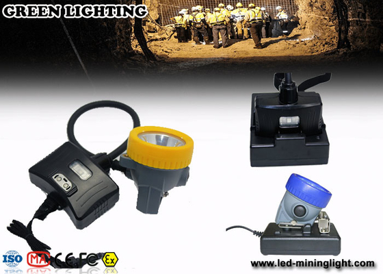 IP68 Waterproof High Lumen Hard Hat Light Kaca Dikeraskan 3mm Isi Ulang