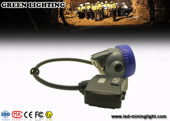 IP68 Waterproof High Lumen Hard Hat Light Kaca Dikeraskan 3mm Isi Ulang