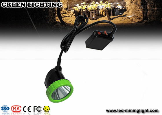 1500mA 3.7V Isi Ulang LED Headlamp Lampu Keselamatan Pertambangan IP67 Tahan Air