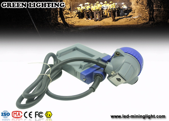 IP68 Waterproof 1.67W Led Cap Lamp Lampu Pertambangan Bawah Tanah Dengan Baterai Li Ion