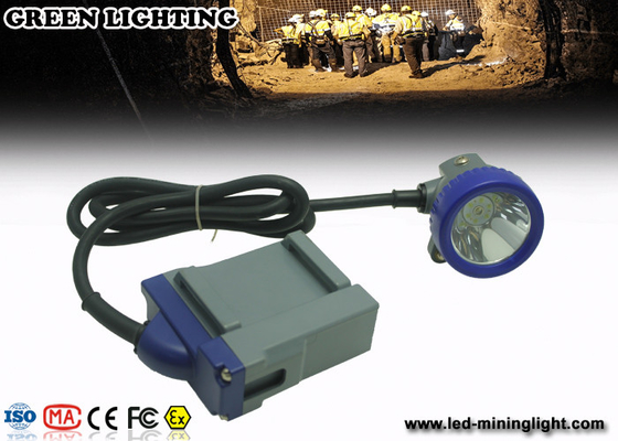IP68 Waterproof 1.67W Led Cap Lamp Lampu Pertambangan Bawah Tanah Dengan Baterai Li Ion