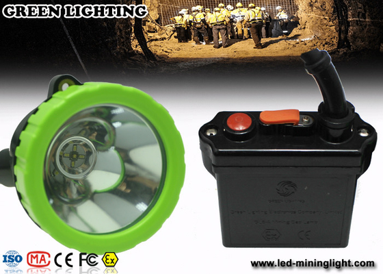 50000 Lux 11.2Ah Baterai Li ion Penambangan Lampu Led Topi Keras, Lampu Berburu Tahan Air IP68