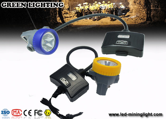 Ledakan IP68 Lumen Tinggi - Lampu Penambangan Batubara Bukti, Headlamp Penambang Batubara Baterai Li ion 5.6Ah