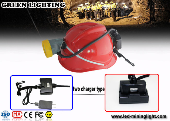 Ledakan IP68 Lumen Tinggi - Lampu Penambangan Batubara Bukti, Headlamp Penambang Batubara Baterai Li ion 5.6Ah