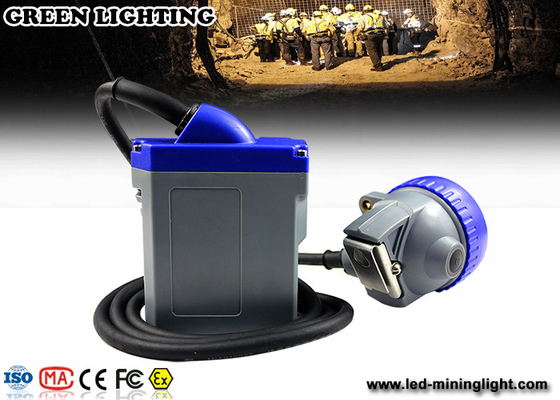 10000lux brightness LED Mining Light lampu penambang darurat dengan baterai 3.7V 6.6Ah