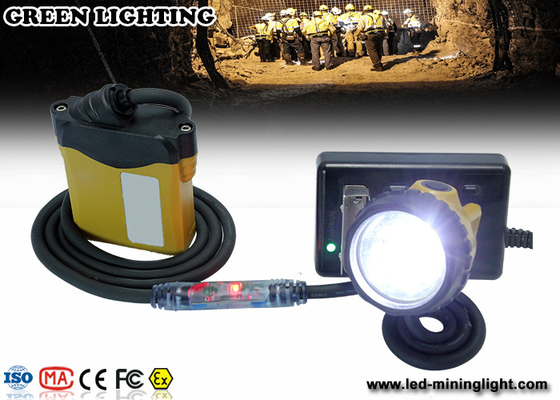 Lampu tutup pengaman headlamp penambangan LED, kecerahan super 25000lux IP68