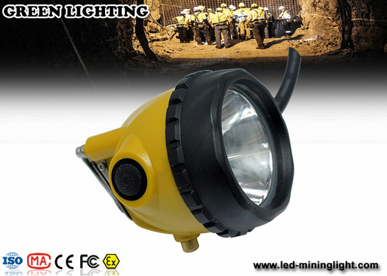 Lampu tutup penambang LED Mining Cap Lights dengan baterai SAMSUNG 3.7V 10.4Ah