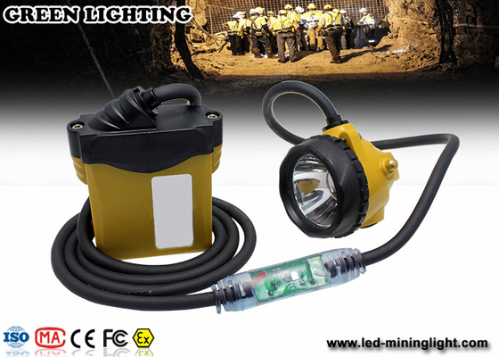 Lampu tutup penambang LED Mining Cap Lights dengan baterai SAMSUNG 3.7V 10.4Ah