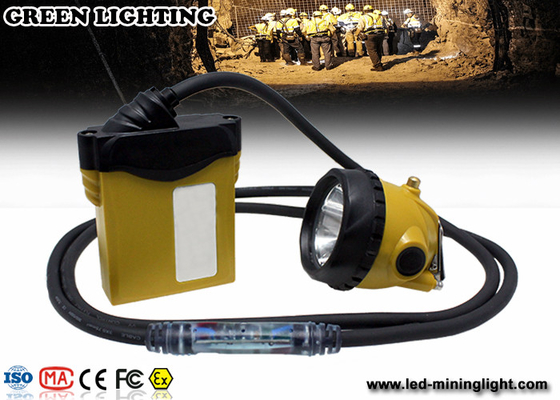10.4Ah 3.7V Cree Mining Cap Lights, kecerahan cahaya 348lum 25000lux