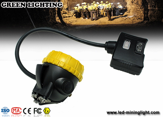 15000lux Lampu Pertambangan LED Kecerahan Tinggi IP68 Waterproof Miners Cap Lamp