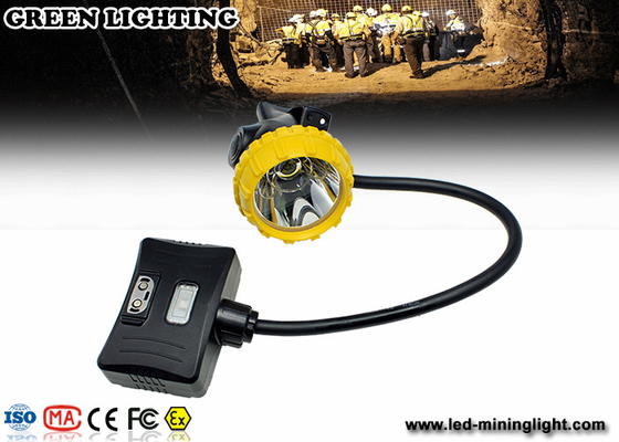 208lum 15000lux Mining Cap Lights, lampu tutup pertambangan batubara kecerahan tinggi