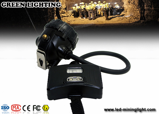 208lum 15000lux Mining Cap Lights, lampu tutup pertambangan batubara kecerahan tinggi