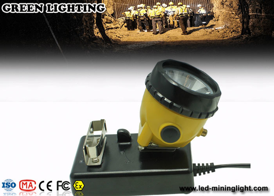 Lampu Helm Penambang Baterai Li - Ion Isi Ulang 6.8Ah Dengan Kecerahan 15000Lux
