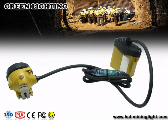 25000 Lux Waterproof LED Mining Light Dengan Peringatan Lampu Merah pada Kabel