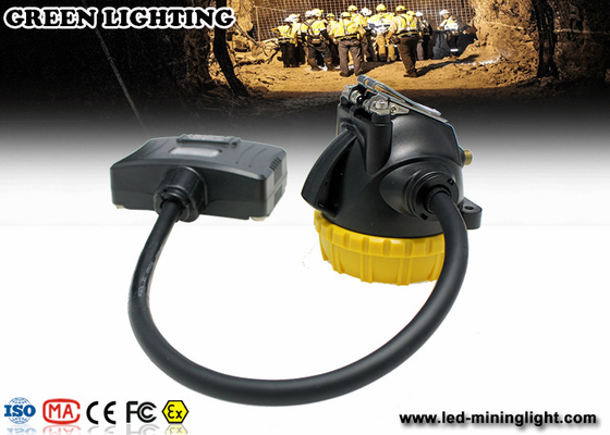 Lampu Depan LED Isi Ulang PC Tahan Ledakan, Lampu Safety Miners 208lum 15000lux