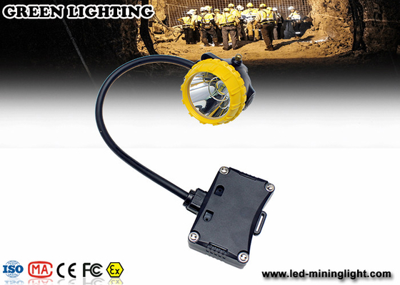 Lampu Depan LED Isi Ulang PC Tahan Ledakan, Lampu Safety Miners 208lum 15000lux
