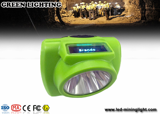Lampu Depan Tambang LED Tanpa Kabel Keamanan Hijau Dengan Kecerahan Kuat 232LUM