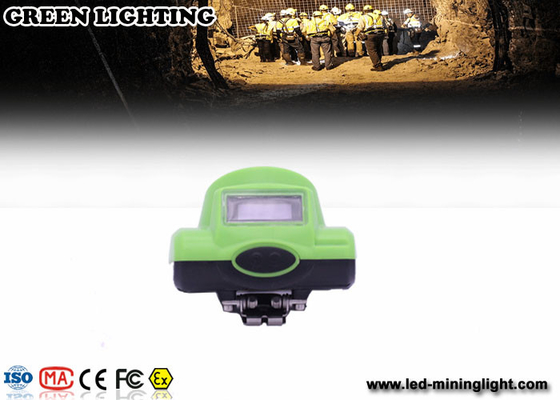 Green Led Mining Headlamp, Lampu Depan Terowongan Bawah Tanah Bukti Peledak Terang