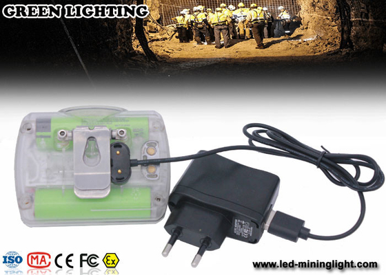 Safety Cordless Cap Lamp dengan Charging USB Charger, Msha Approved Coal Miner Headlamp