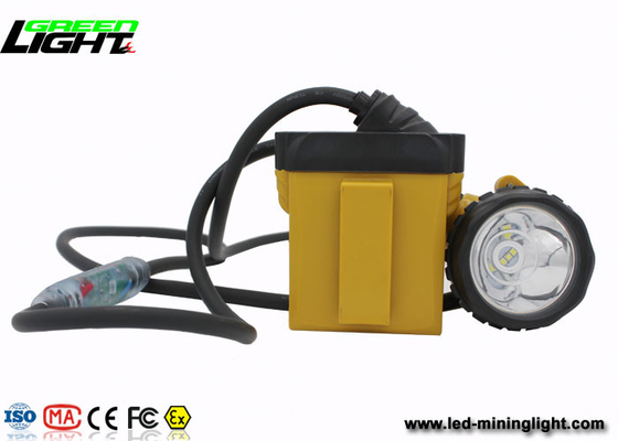 Lampu Tutup Tambang Batubara Keamanan Tinggi Brigthest Pengisian Cepat IP68 Miner Headlamp