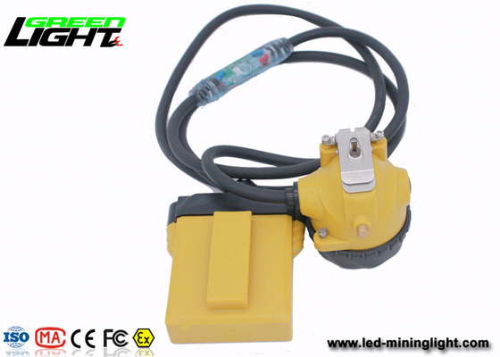 Lampu Tutup Tambang Batubara Keamanan Tinggi Brigthest Pengisian Cepat IP68 Miner Headlamp