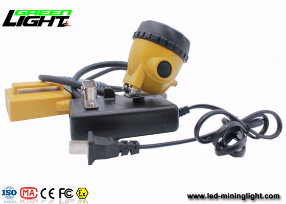 Explosion Proof IP 68 LED Mining Lamp dengan Security Cable Light, 28000 Lux Miners Cap Lamp