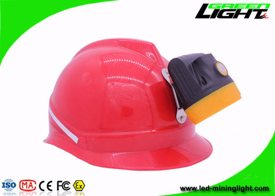 Cree 3.8Ah Coal Miner Cap Lights Dengan Indikasi Pengisian 10000 Lux