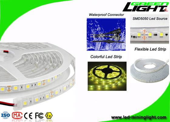 Lampu Strip Led Luar Ruangan Keselamatan Profesional Dengan 60Leds / M, Tahan Api
