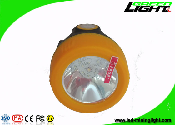 10000 Lux Rechargeable LED Headlamp Adjustable SS Clip Untuk Tambang Batubara Bawah Tanah