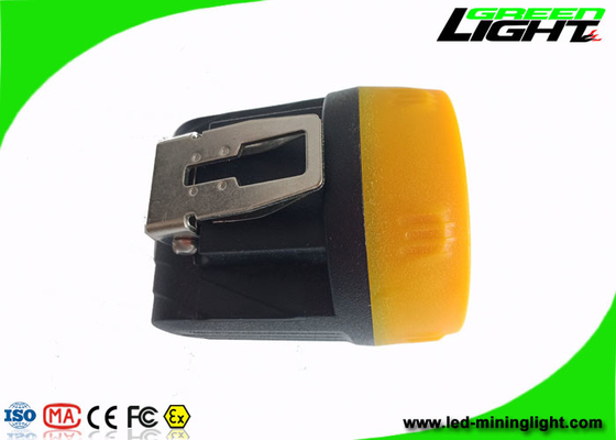 10000 Lux Rechargeable LED Headlamp Adjustable SS Clip Untuk Tambang Batubara Bawah Tanah