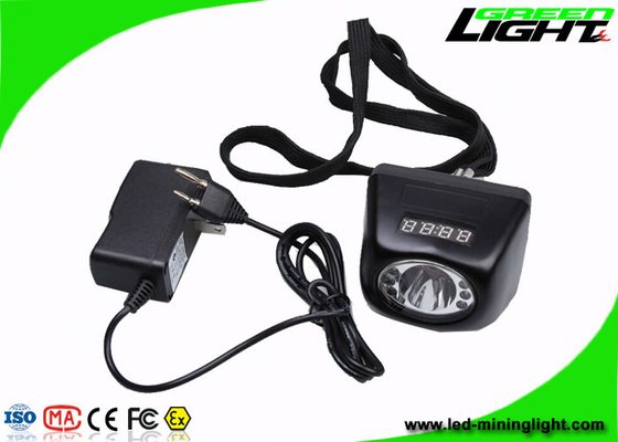 Cordless Cap Lamp Black Headlamp Led Isi Ulang untuk Penambangan Pembukaan Pit Berburu Memancing