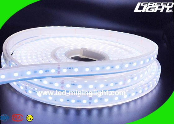 Lampu Strip Fleksibel LED Tahan Air Putih Dingin Untuk Pencahayaan Keselamatan Tambang Bawah Tanah