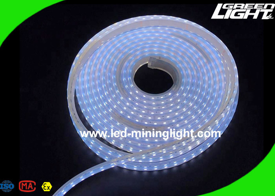 Lampu Strip Fleksibel LED Tahan Air Putih Dingin Untuk Pencahayaan Keselamatan Tambang Bawah Tanah