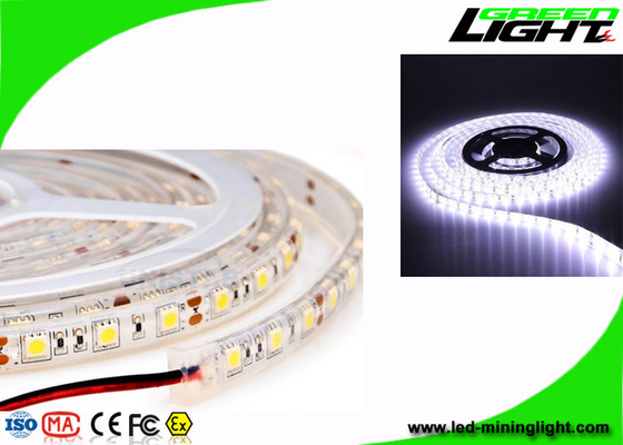 SMD5050 24V Lampu Led Strip Luar Ruangan Tahan Air 5 Meter Per Reel