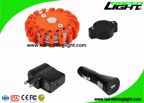 Super Bright Safety Led Warning Light Orange Disk Darurat Pinggir Jalan