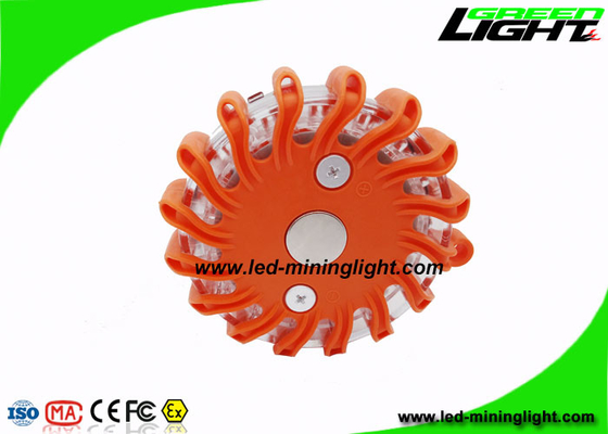 Magnetic Mount Led Warning Light Flare Jalan LED Shockproof Isi Ulang untuk Mobil