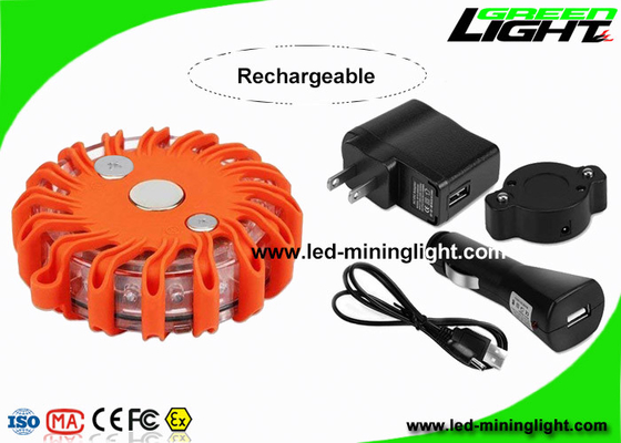 Lampu Darurat Flare Jalan Fred Led Handheld Crushproof, Lampu Peringatan Mobil dengan Kait
