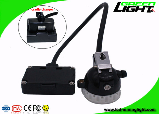 5.2Ah Black Safety Underground Mining Cap Lights Bukti Ledakan Isi Ulang