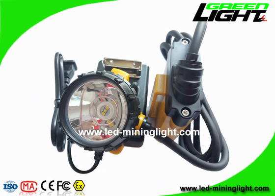 Lampu Cap Lampu Pertambangan LED Cree 3W yang dapat diisi ulang dengan Peringatan Daya Rendah
