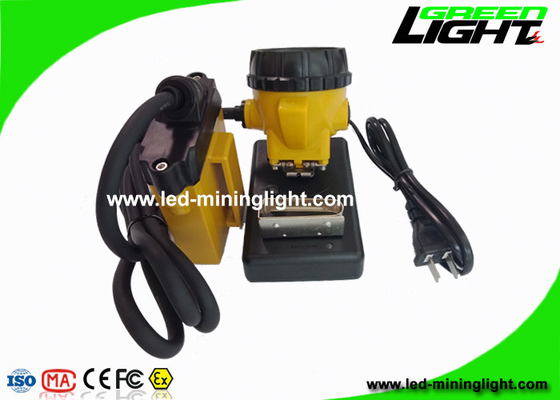Lampu Cap Lampu Pertambangan LED Cree 3W yang dapat diisi ulang dengan Peringatan Daya Rendah