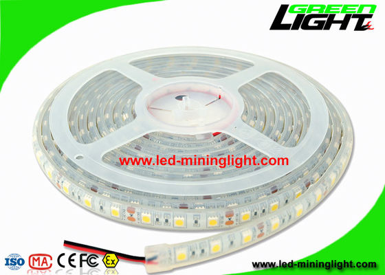 Waterproof SMD 5050 LED Lampu Strip Fleksibel 5m Led Tape Light Untuk Tunneling Penambangan Bawah Tanah
