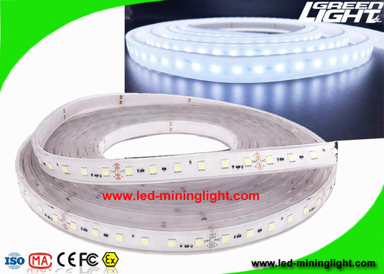 Explosion - Proof Safety Led Flexible Ribbon Strip Lights dengan 5m 300 Leds 24V IP68