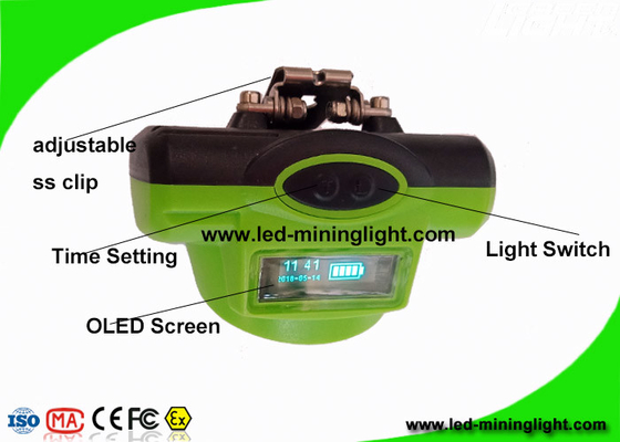 6.8Ah Dampak Lampu Penambangan Tanpa Kabel - Tahan Dengan Pengisi Daya USB Layar OLED