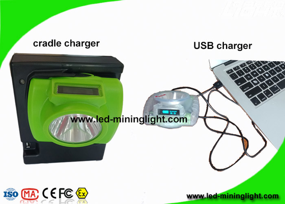 6.8Ah Dampak Lampu Penambangan Tanpa Kabel - Tahan Dengan Pengisi Daya USB Layar OLED